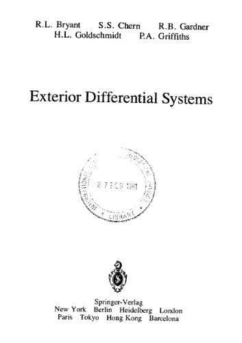 Exterior Differential Systems