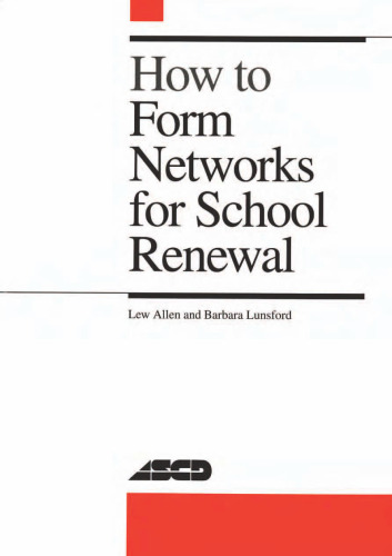 How to Form Networks for School Renewal