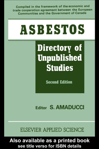 Asbestos: Directory of Unpublished Studies
