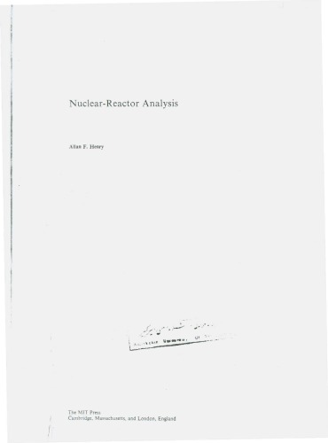 Nuclear-Reactor Analysis