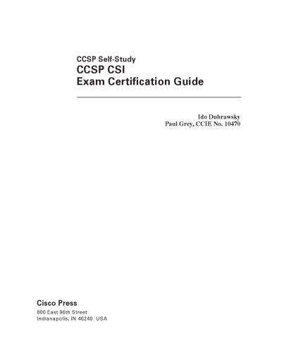 CCSP CSI Exam Certification Guide
