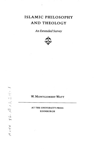 Islamic Philosophy and Theology