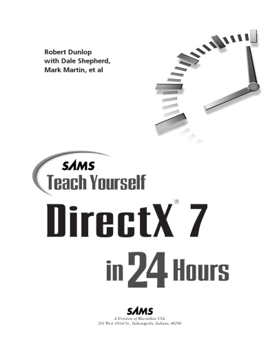 Sams Teach Yourself Directx 7 in 24 Hours