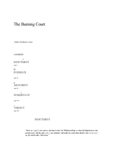 The Burning Court