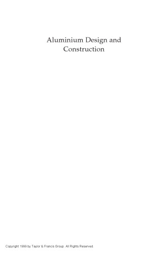 Aluminium Design and Construction