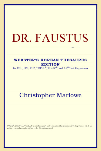 Dr. Faustus (Webster's Korean Thesaurus Edition)