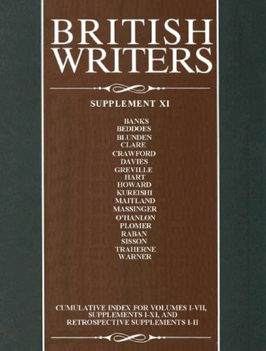 British Writers: Supplement 11