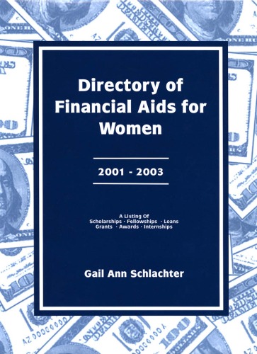 Directory of Financial Aid for Women, 2001-2003 (Directory of Financial Aid for Women)