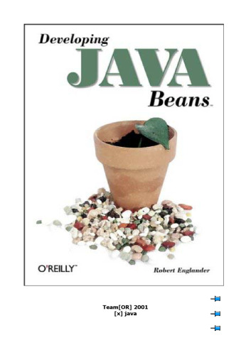 Developing Java Beans