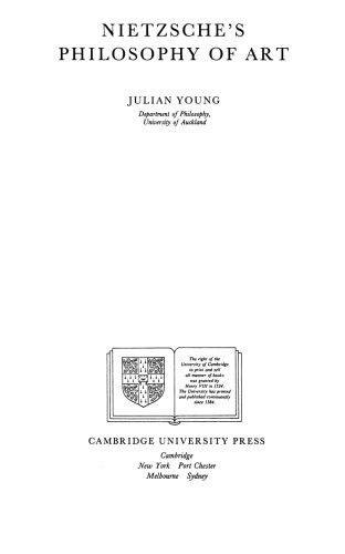 Nietzsche's Philosophy of Art