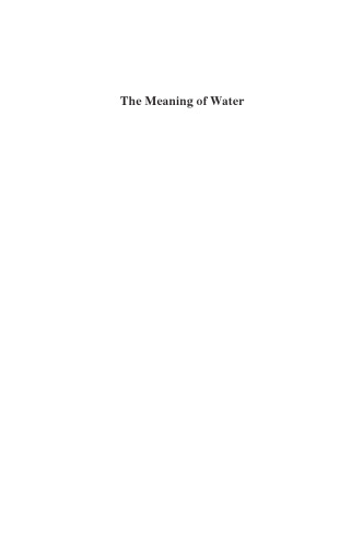 The Meaning of Water