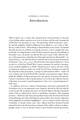 The Cambridge Companion to Camus (Cambridge Companions to Literature)