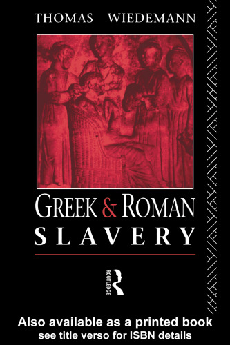 Greek and Roman Slavery