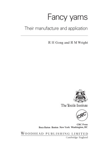 Fancy Yarns ; Manufacture and Applications