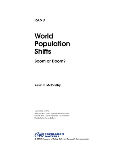 World Population Shifts: Boom or Doom? (Plastics Engineering)