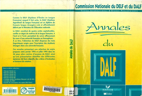 Annales du DALF