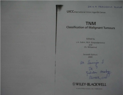UICC TNM Staging manual 7th edition 2010
