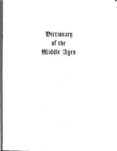 Dictionary of the Middle Ages. Vol. 7. Italian Renaissance - Mabinogi