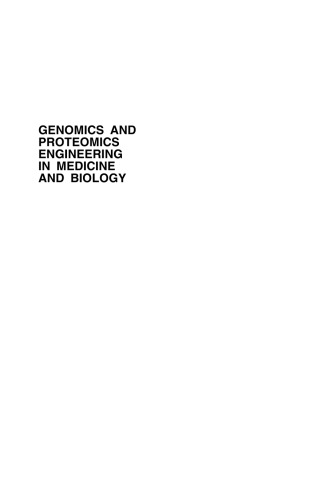 Genomics and Proteomics Engineering in Medicine and Biology (IEEE Press Series on Biomedical Engineering)