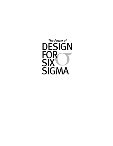 Power of Design for Six Sigma