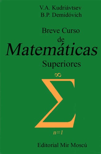 Breve Curso de Matemáticas Superiores