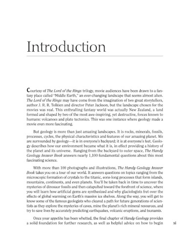 The Handy Geology Answer Book (The Handy Answer Book Series)