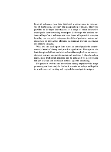 Image Processing and Data Analysis : The Multiscale Approach