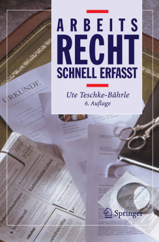 Arbeitsrecht: Schnell erfasst (Recht - schnell erfasst)