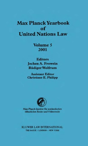 Max Planck Yearbook of United Nations Law