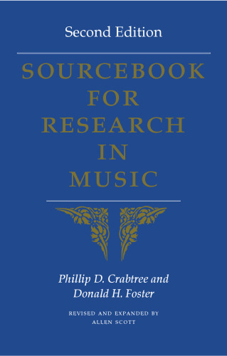 Sourcebook for Research in Music