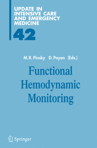 Functional Hemodynamic Monitoring (Update in Intensive Care and Emergency Medicine)