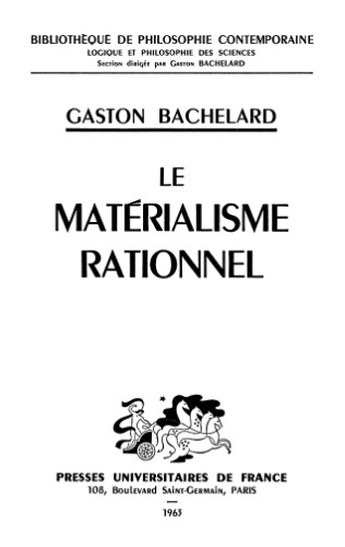 Le matérialisme rationnel