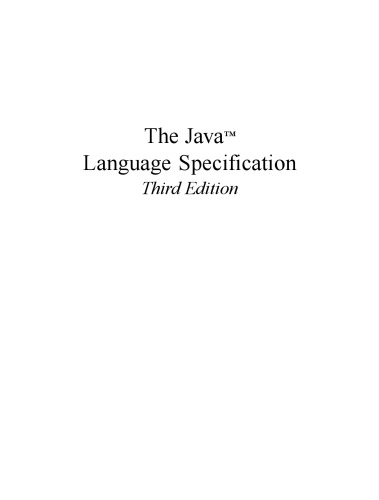 Java Language Specification