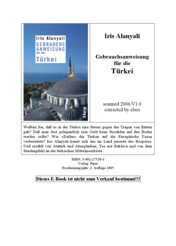Gebrauchsanweisung für die Türkei