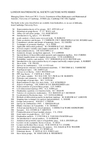 Discrete Groups and Geometry