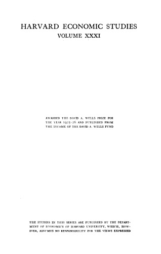 Karl Marx's Interpretation of History (Harvard Economic Studies Volume XXXI)