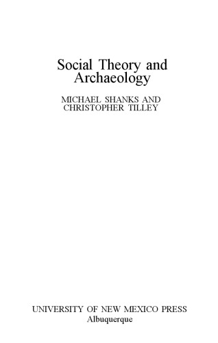 Social Theory and Archaeology