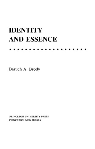 Identity and Essence