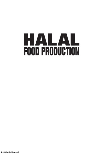 Halal Food Production