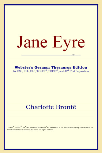 Jane Eyre (Webster's German Thesaurus Edition)