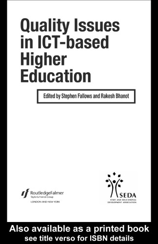 Quality Issues in ICT-based Higher Education (Staff and Educational Development)