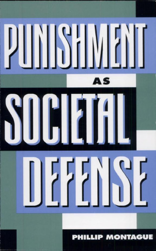 Punishment as Societal-Defense