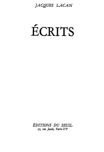 Écrits