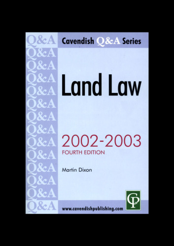 Land Law Q&A 4 e (Questions & Answers)