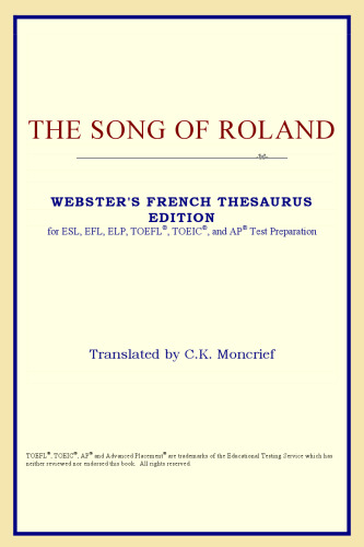 The Song of Roland (Webster's French Thesaurus Edition)