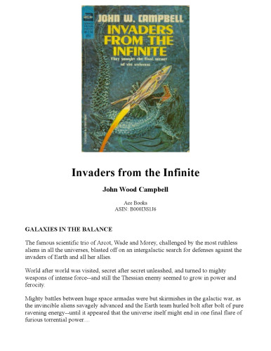 Invaders From The Infinite