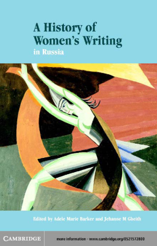 A History of Women's Writing in Russia