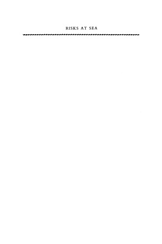 Risks at Sea: Amsterdam Insurance and Maritime Europe, 1766-1780