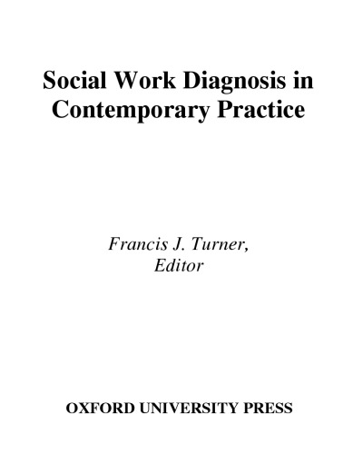 Social Work Diagnosis in Contemporary Practice