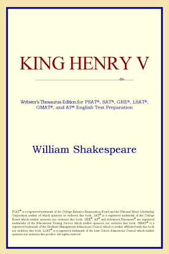 King Henry V (Webster's Thesaurus Edition)